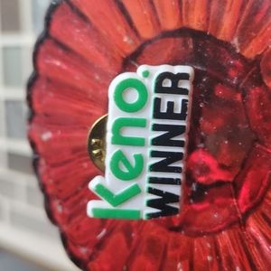 Vintage Keno Winner Lapel pin-$5 add on